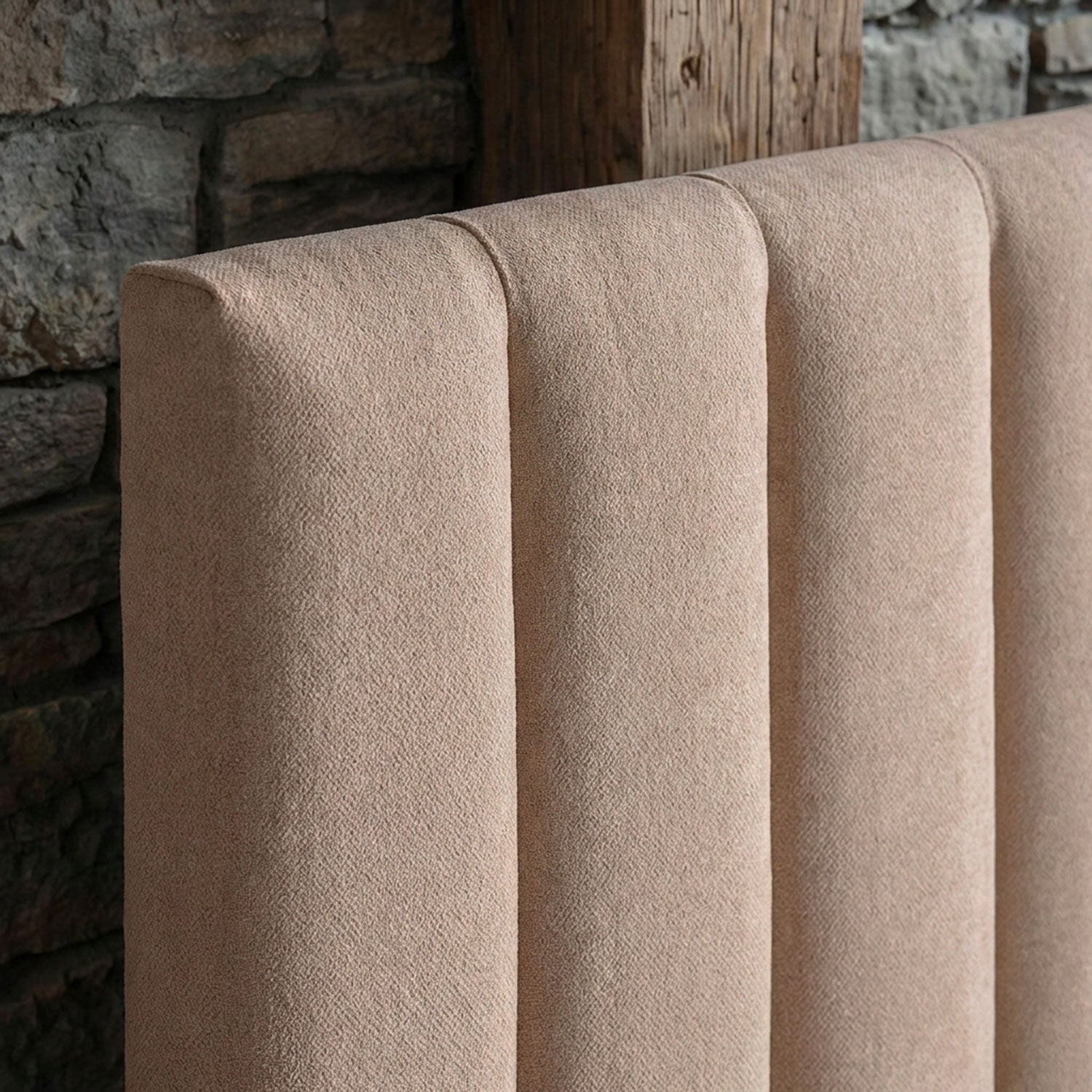 Pack Lit-coffre Songe + Matelas Bedream 180x200cm Tissu Beige