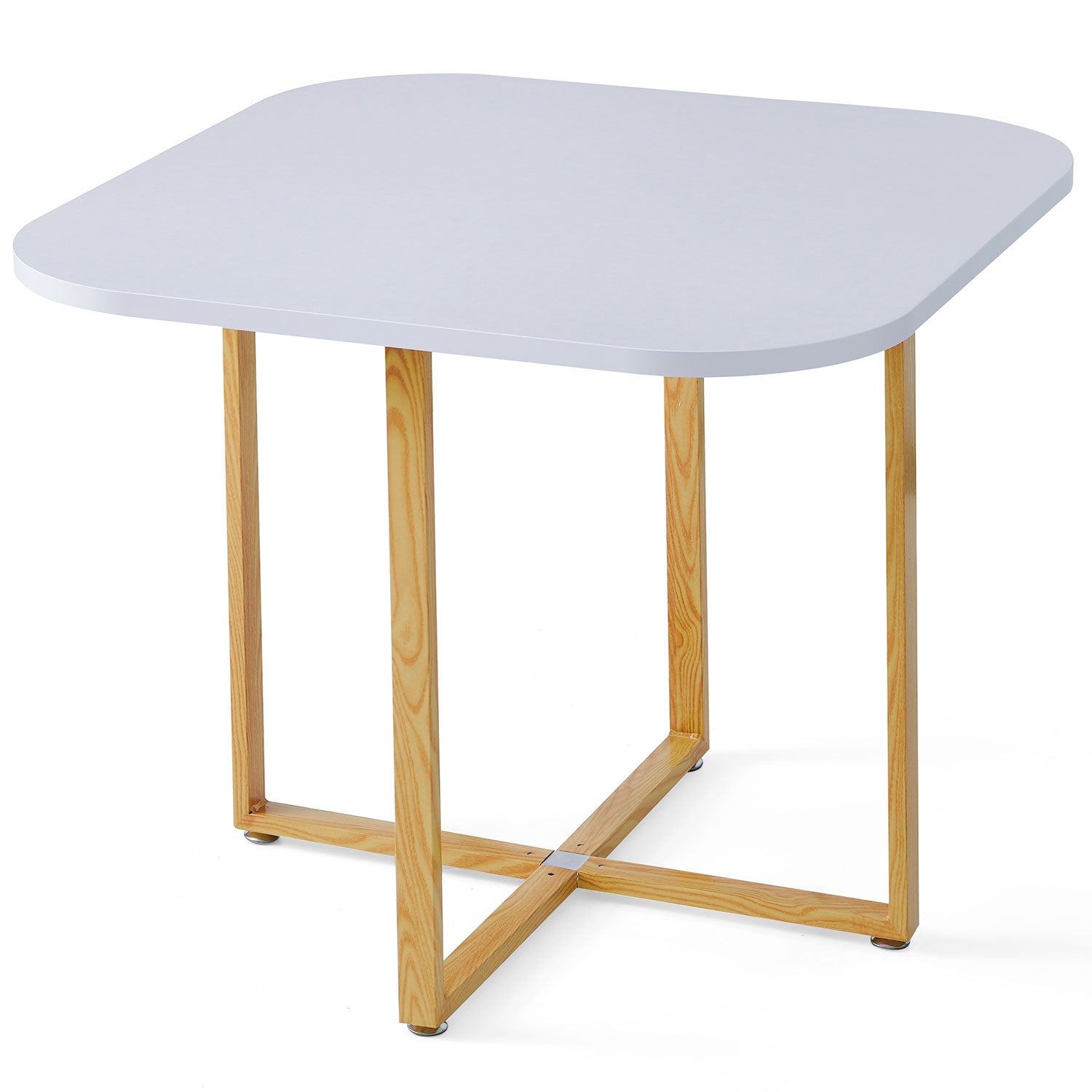Table et chaises encastrables scandinaves Oslo Blanc