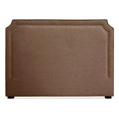 Tête de lit Milana 160cm Tissu Taupe avec clous de tapissier