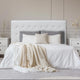 Tête de lit Adelle 180 cm blanche