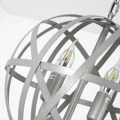 Suspension Jupiter Métal Gris