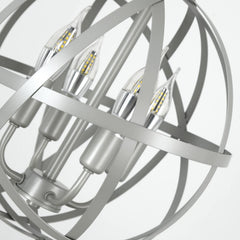 Suspension Jupiter Métal Gris