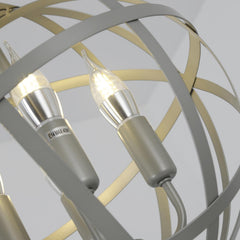 Suspension Jupiter Métal Gris