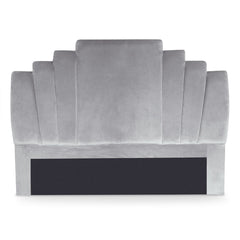 Tête de lit Arena 160 cm Velours Argent