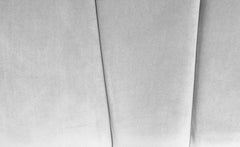 Cabecero de 160 cm de terciopelo plateado