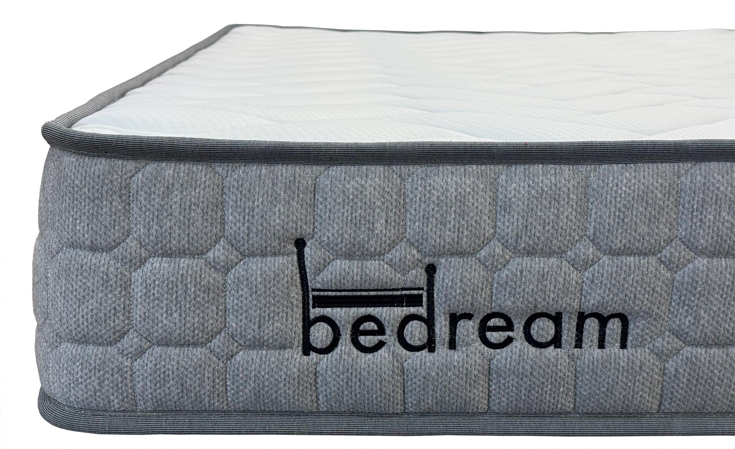 Matelas à ressorts ensachés 23cm Bedream accueil moelleux et soutien ferme 160x200cm