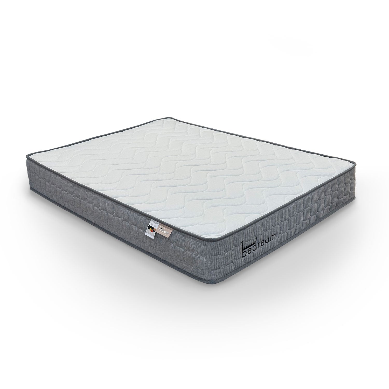 Pack Lit-coffre Songe + Matelas Bedream 140x190cm Velours Argent
