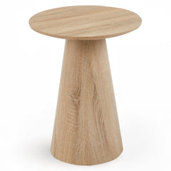 Ensemble de tables basses rondes Ciria en bois clair