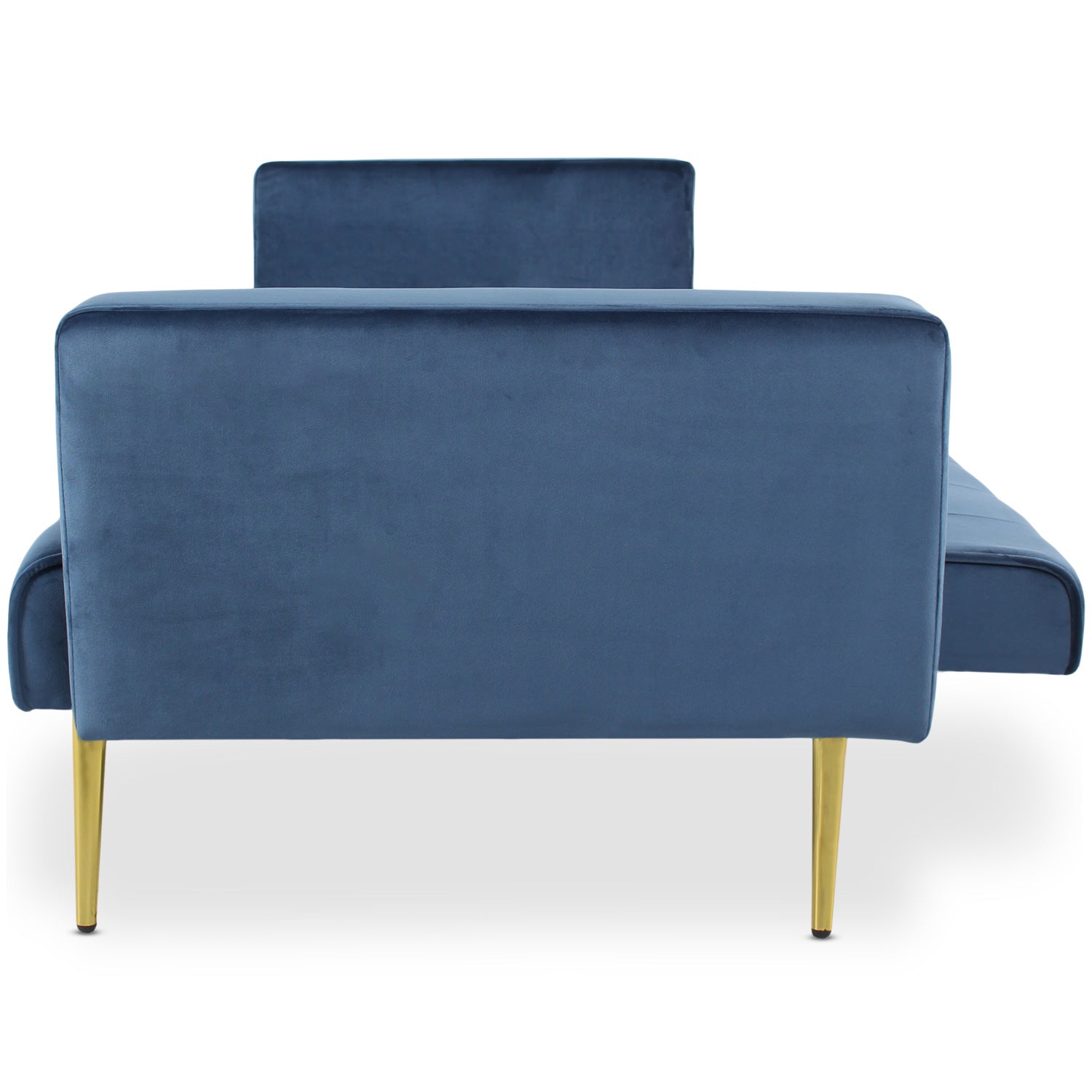 Canapé convertible clic-clac Justy Velours Bleu
