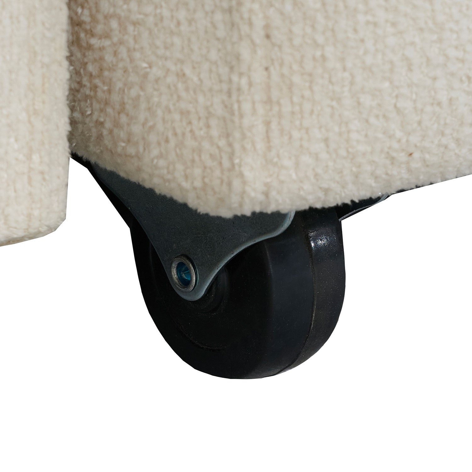 Canapé 3 places convertible Castello Tissu texturé Crème