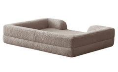 Panier pour chien et chat Chouchon 65x90cm Tissu Bouclette Taupe clair