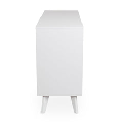 Aparador de rejilla Carnes con 3 cajones y 2 puertas blanco L120cm