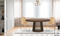 Table à manger extensible Avintos bois noisette