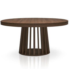 Table à manger extensible Avintos bois noisette