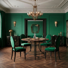 Table ronde pliante gain de place Foldine Ø100cm Métal Noir et Bois noisette
