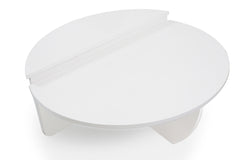 Set de 2 tables basses Callio design blanc