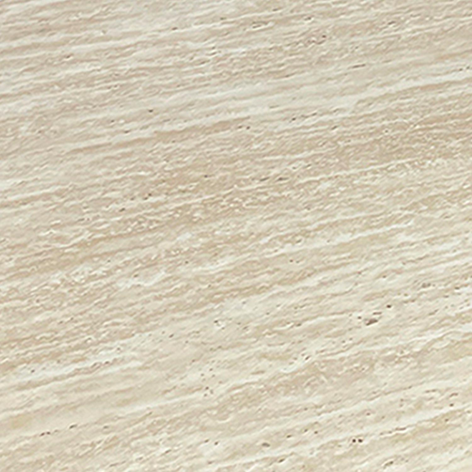 Table basse forme nuage 69x100cm Lagoon Effet Travertin Beige