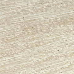 Table basse forme nuage 69x100cm Lagoon Effet Travertin Beige