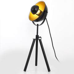 Lampe de table cinéma Loxias Noir et Or