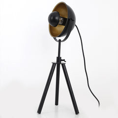 Lampe de table cinéma Loxias Noir et Or