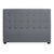 Tête de lit en tissu gris 160 cm