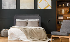 Tête de lit Adogio 160 cm tissu gris