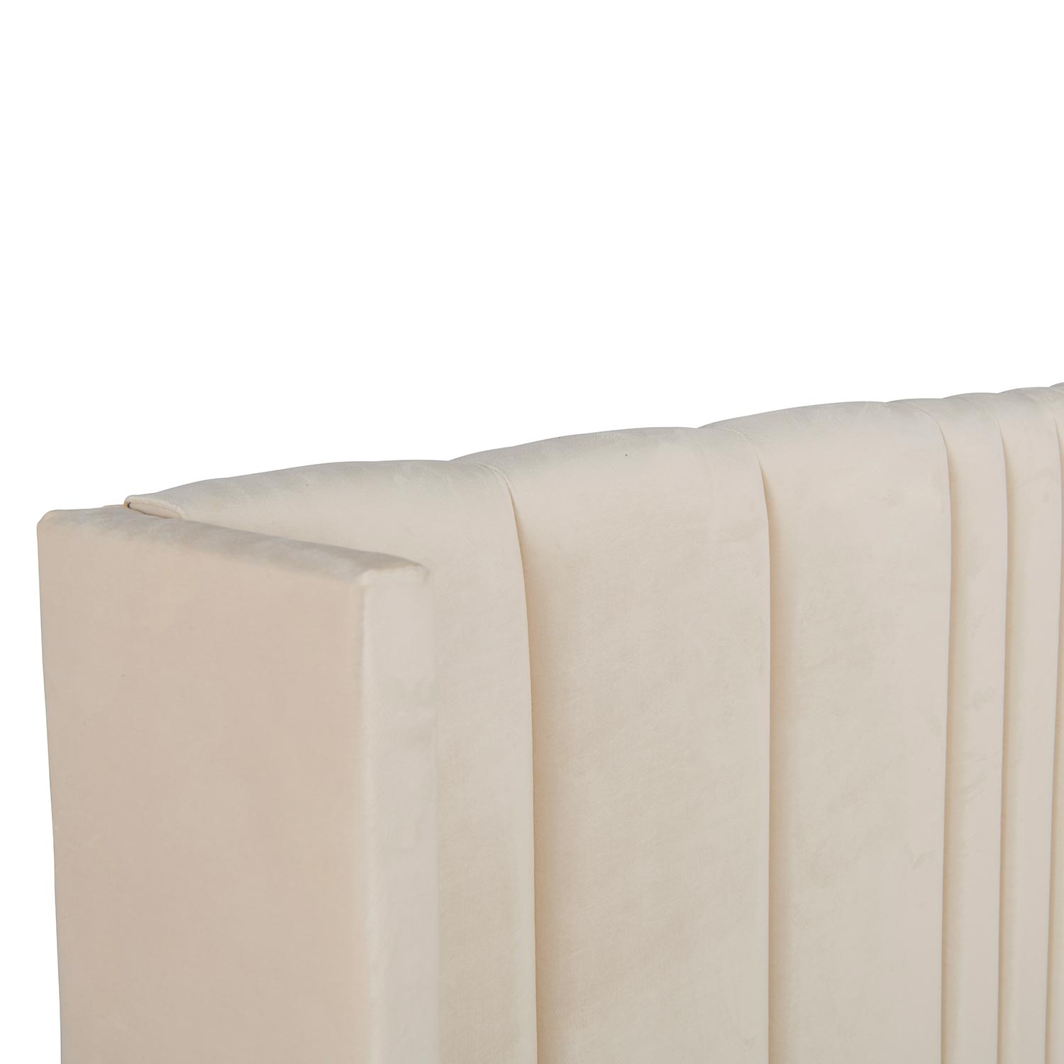 Lit complet avec sommier relevable prises USB et lumières intégrées Line 180x200cm Velours Beige