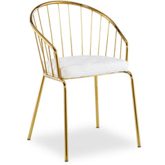 Lote de 2 sillones Baban de cuero sintético blanco