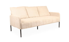 Sofá de 3 plazas de pana Cerlabo beige
