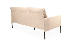 Sofá de 3 plazas de pana Cerlabo beige