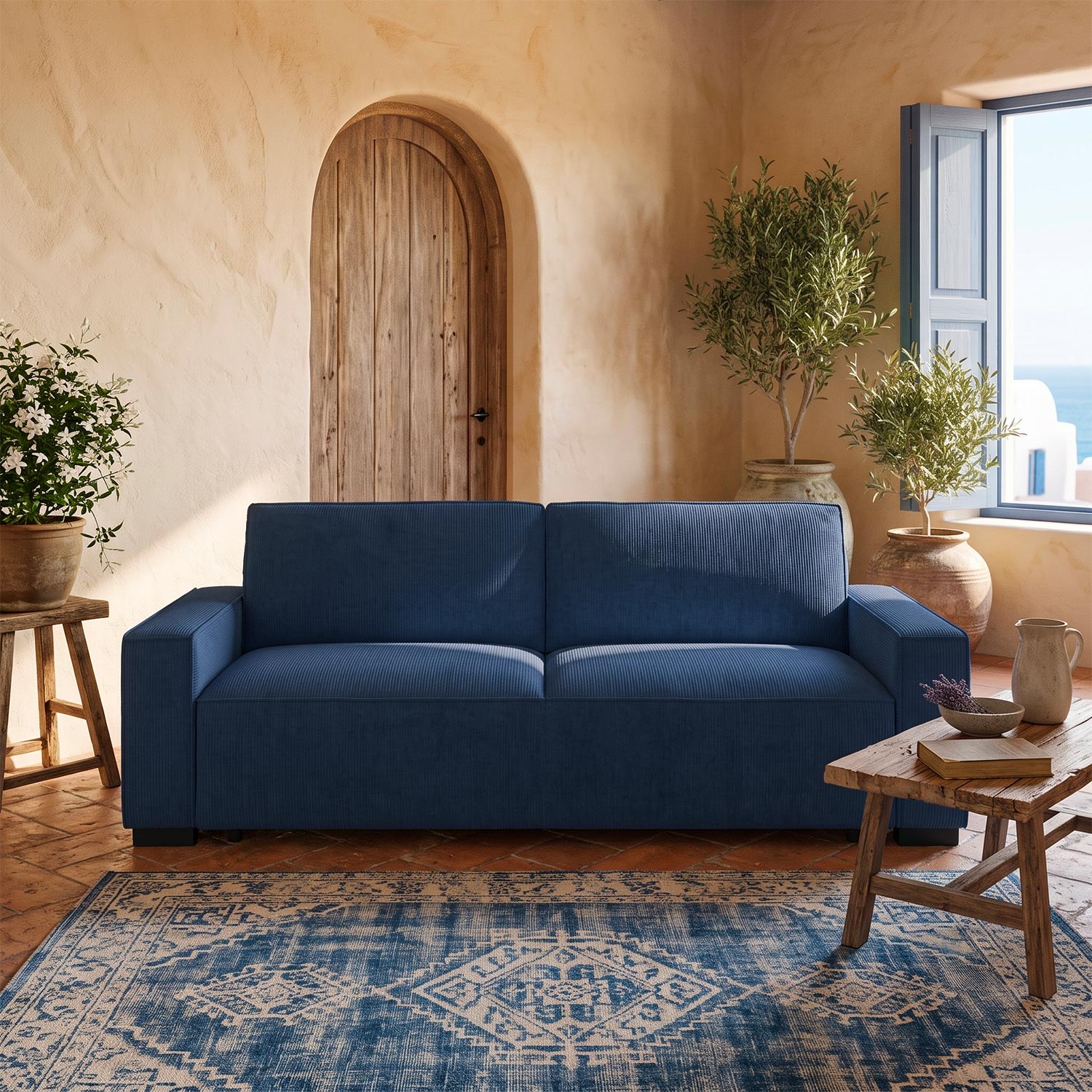 Pack aménagement "Moderne Organique" Bleu Beige Taupe