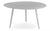 Table basse Arnara ronde 90cm métal argent