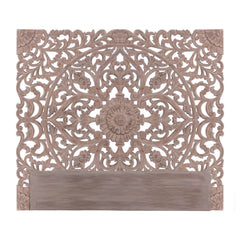 Tête de lit en bois sculpté Serena 160cm Bois Marron