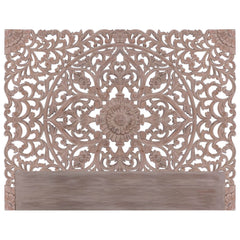 Tête de lit en bois sculpté Serena 180cm Bois Marron