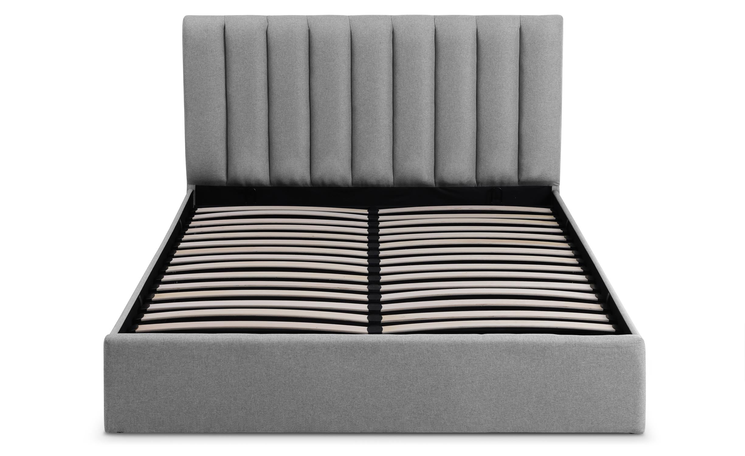 Pack Lit-coffre Songe + Matelas Bedream 160x200cm Tissu Gris