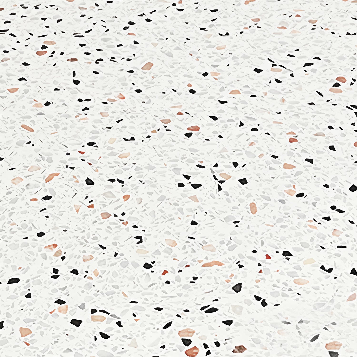 Table basse ronde moderne Titouan D84cm Effet Terrazzo