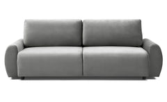 Canapé convertible 3 places Traviata Velours Gris