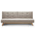 Sofá cama clic clac escandinavo beige
