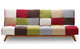 Sofá cama escandinavo multicolor convertible