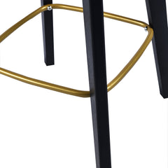 Tabouret de bar Yokori en cannage et Bambou Noir