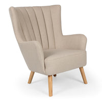 Sillón escandinavo color beige